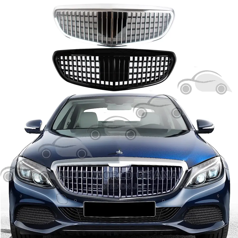 Luxury C300 Mercedes Benz All Black Grill Maybach Style