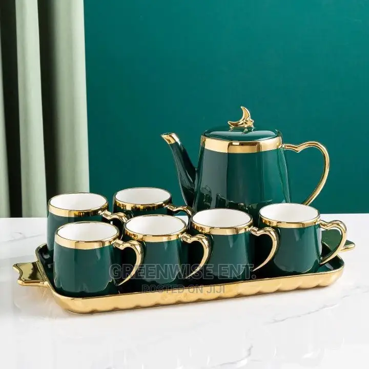 Creative Ceramic Suit. 7 Set Luxury Tea Jug