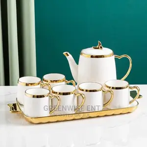 Creative Ceramic Suit. 7 Set Luxury Tea Jug