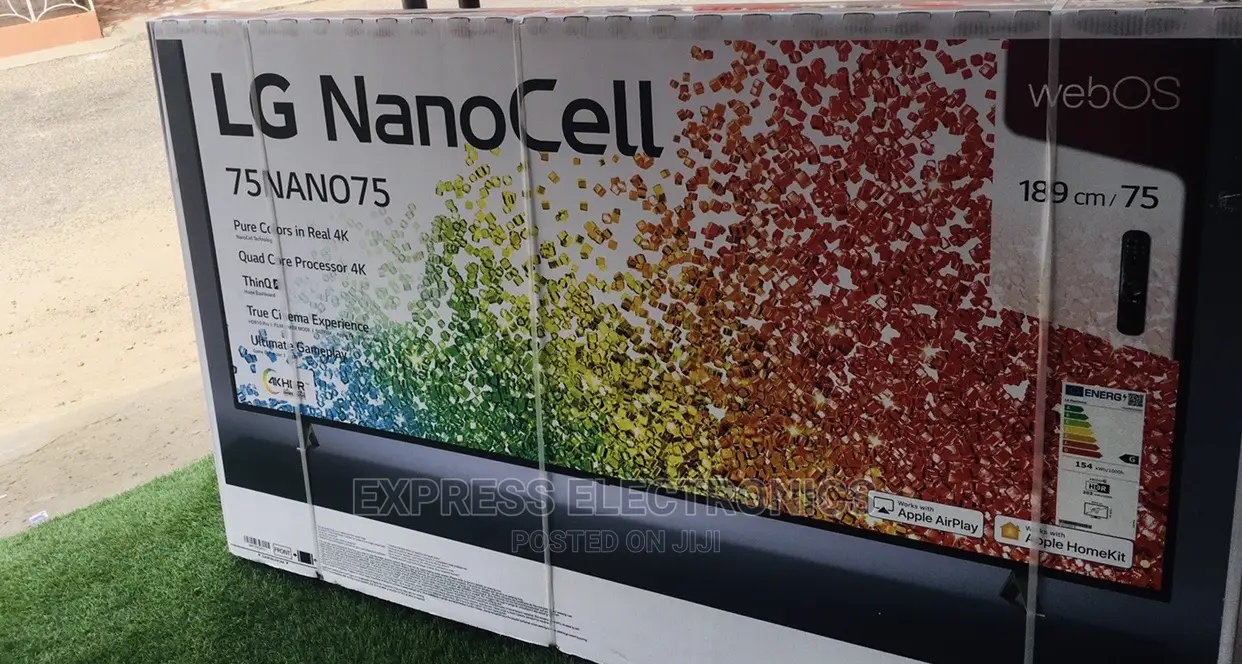 Dstv+Ultra Modern UHD Sleek Design LG 75”Nanocell Nano75