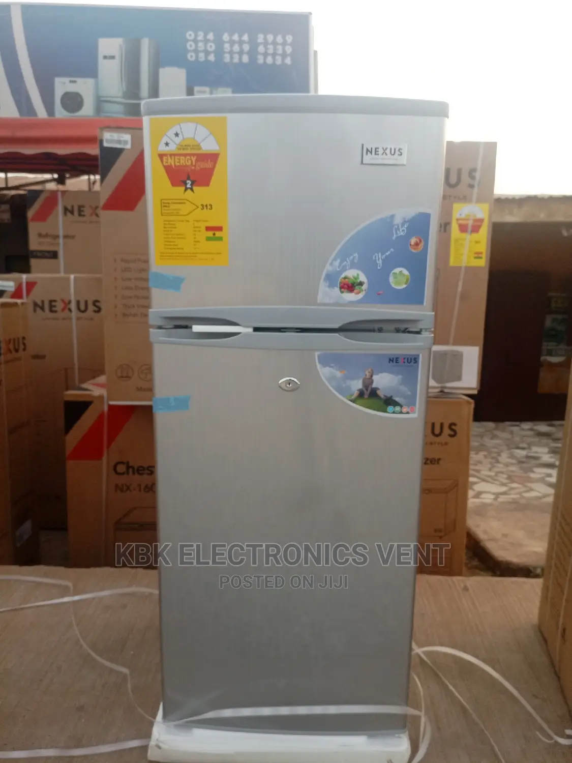 Nexus 120ltr Double Door Refrigerator