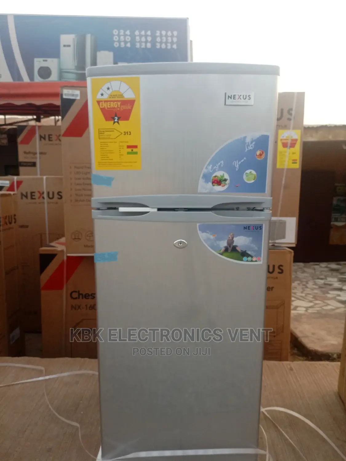 Nexus 120ltr Double Door Refrigerator