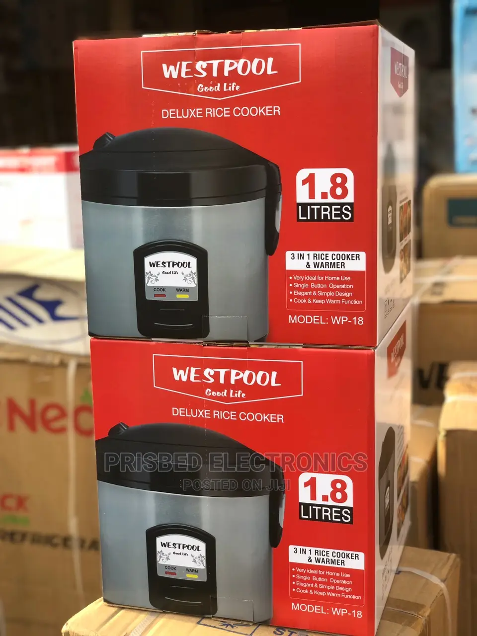 Westpool Durable Rice Cooker 1.8 Litres