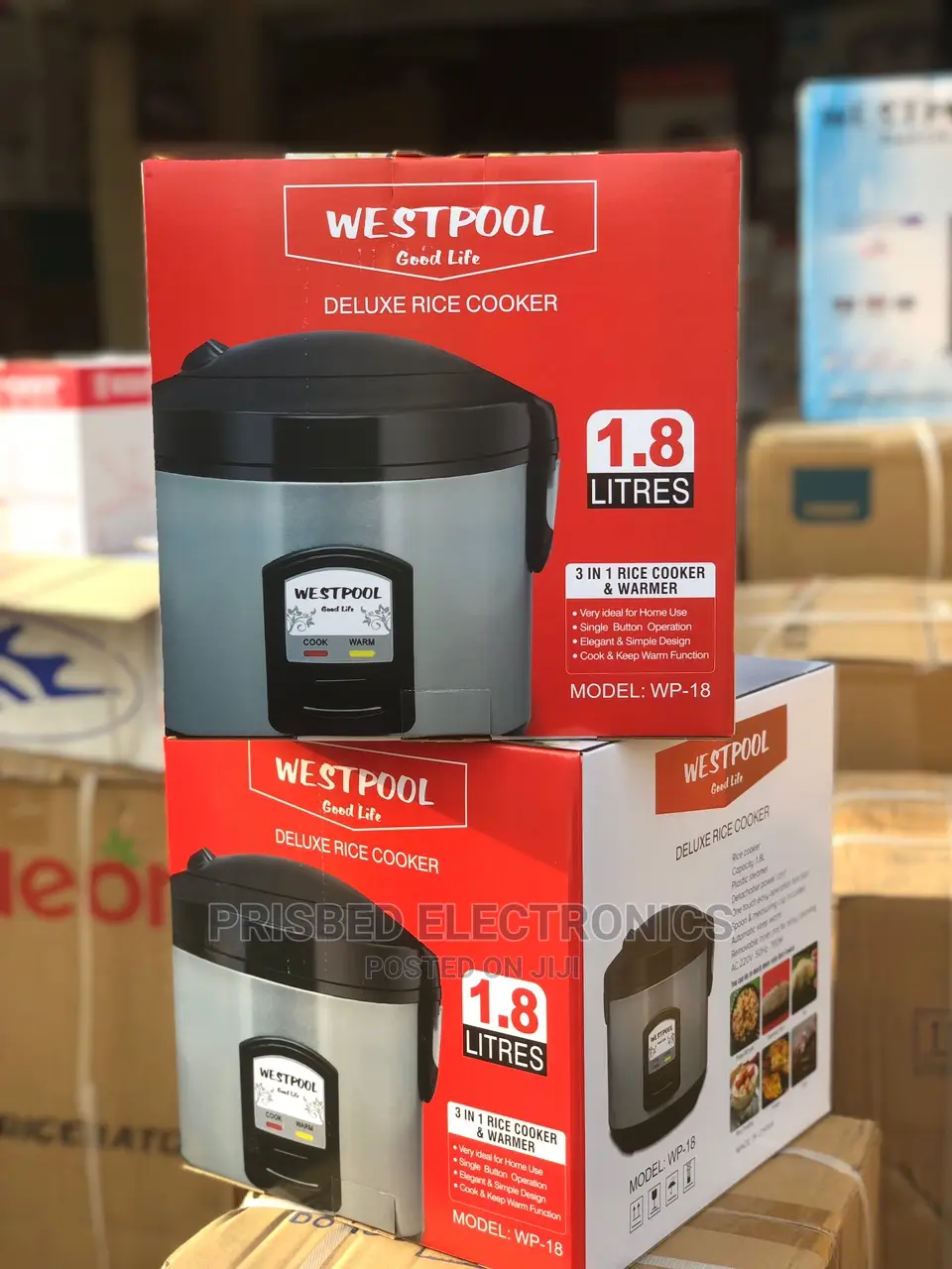 Westpool Durable Rice Cooker 1.8 Litres
