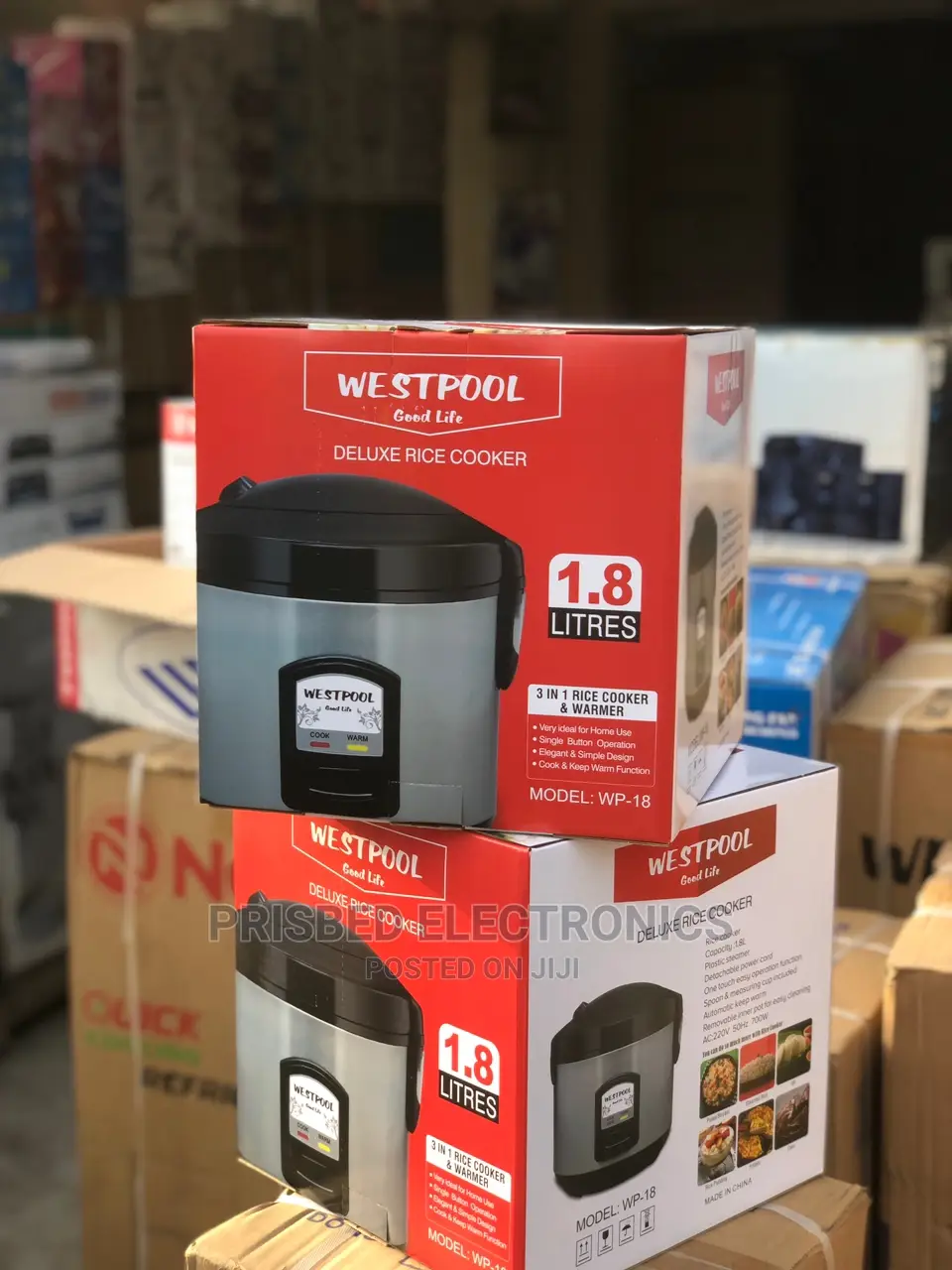 Westpool Durable Rice Cooker 1.8 Litres