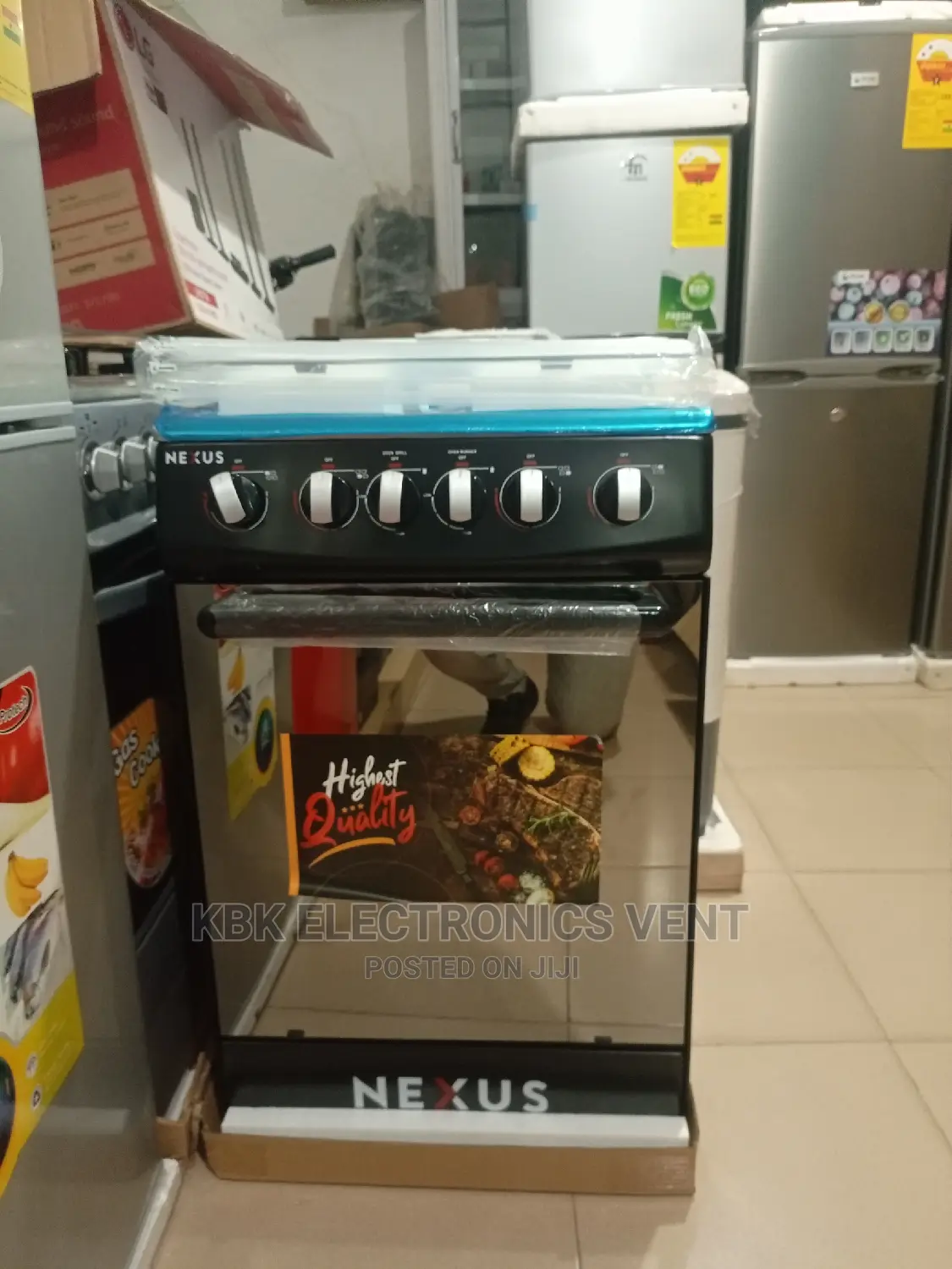 Nexus 50*50 4burner Gas Cooker Oven + Grill