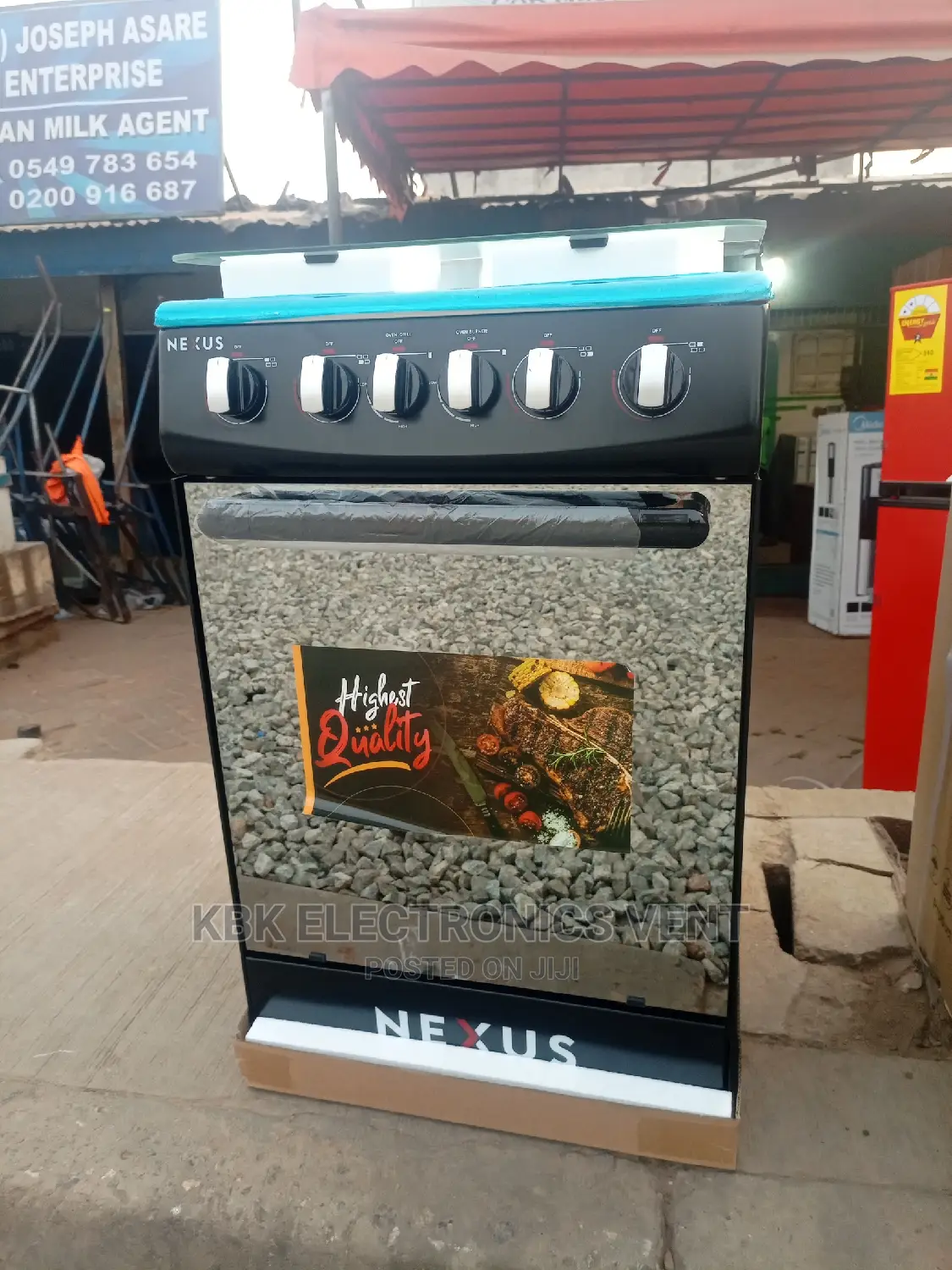 Nexus 50*50 4burner Gas Cooker Oven + Grill
