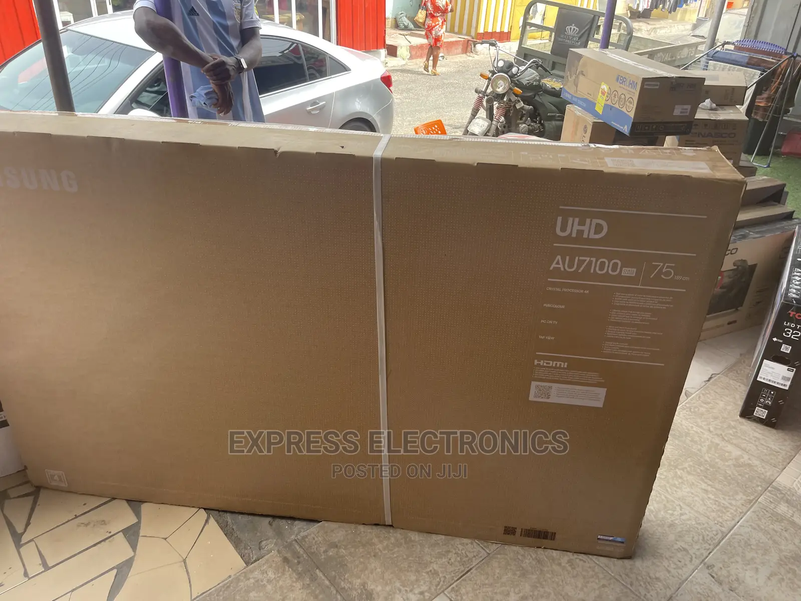 Amazing Deal Au7172 Series 7 Samsung 75”UHD Smart +Dstv