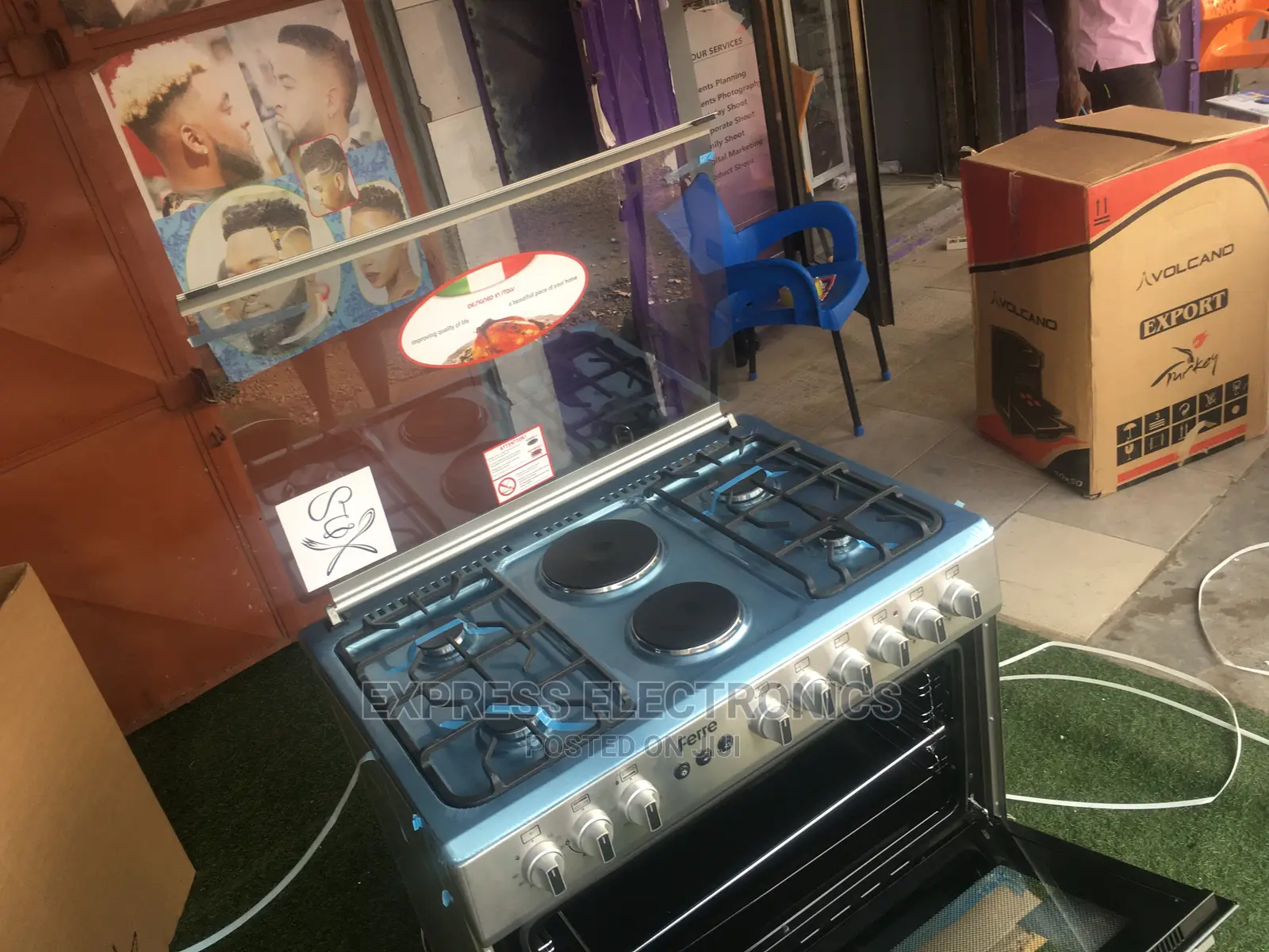 Electric Oven Electric Grill 4 Gas + 2electric Burners Ferre