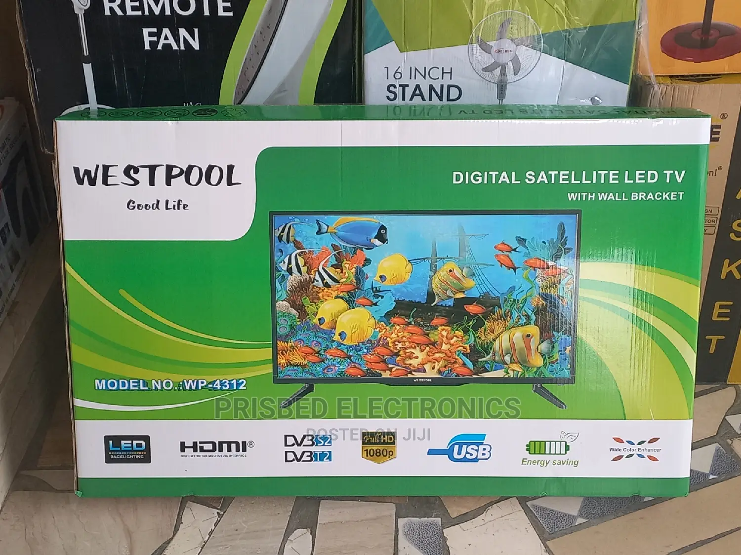 Westpool 43" Led Tv Fully Digital Satellite