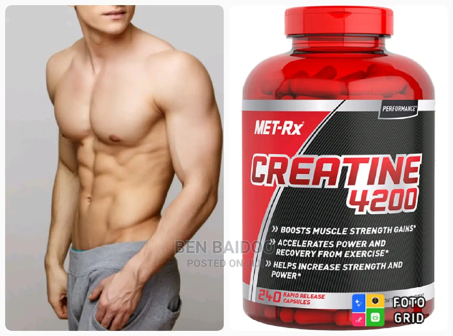 Creatine Muscular Capsules