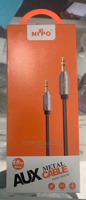 Nippo NP-22 Aux Metal Cable - 1.5m