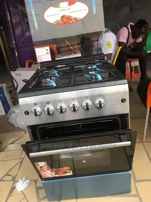 Silver Stainless Steel Volcano 4 Burner(60X60) Gas Cooker