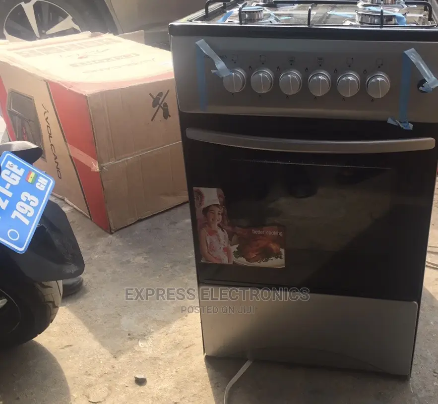 4 Burner New Line Gas Cooker 50x60 Volcano