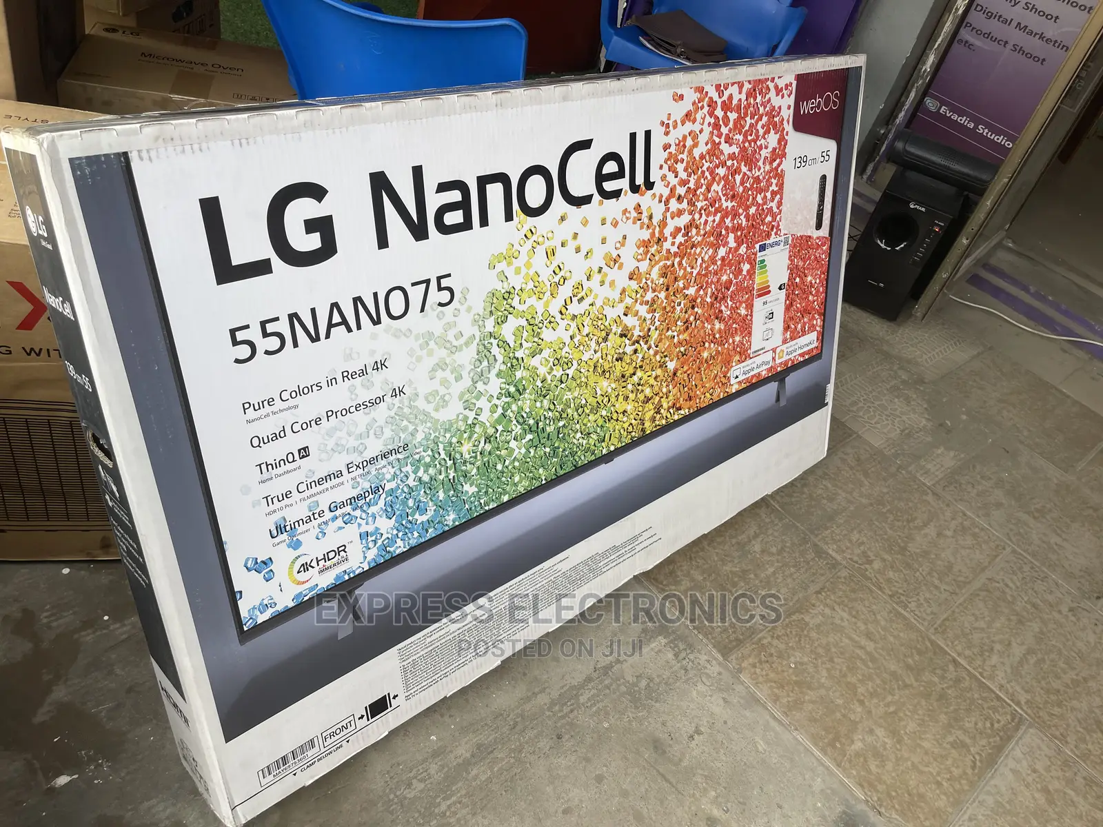 Quality Display Sleek Design Nanocell 55”Uhd4k Smart LG+Dstv