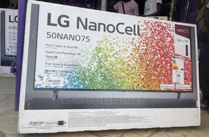 Nanocell Quality Display 50”UHD Smart LG+Dstvsleek Design