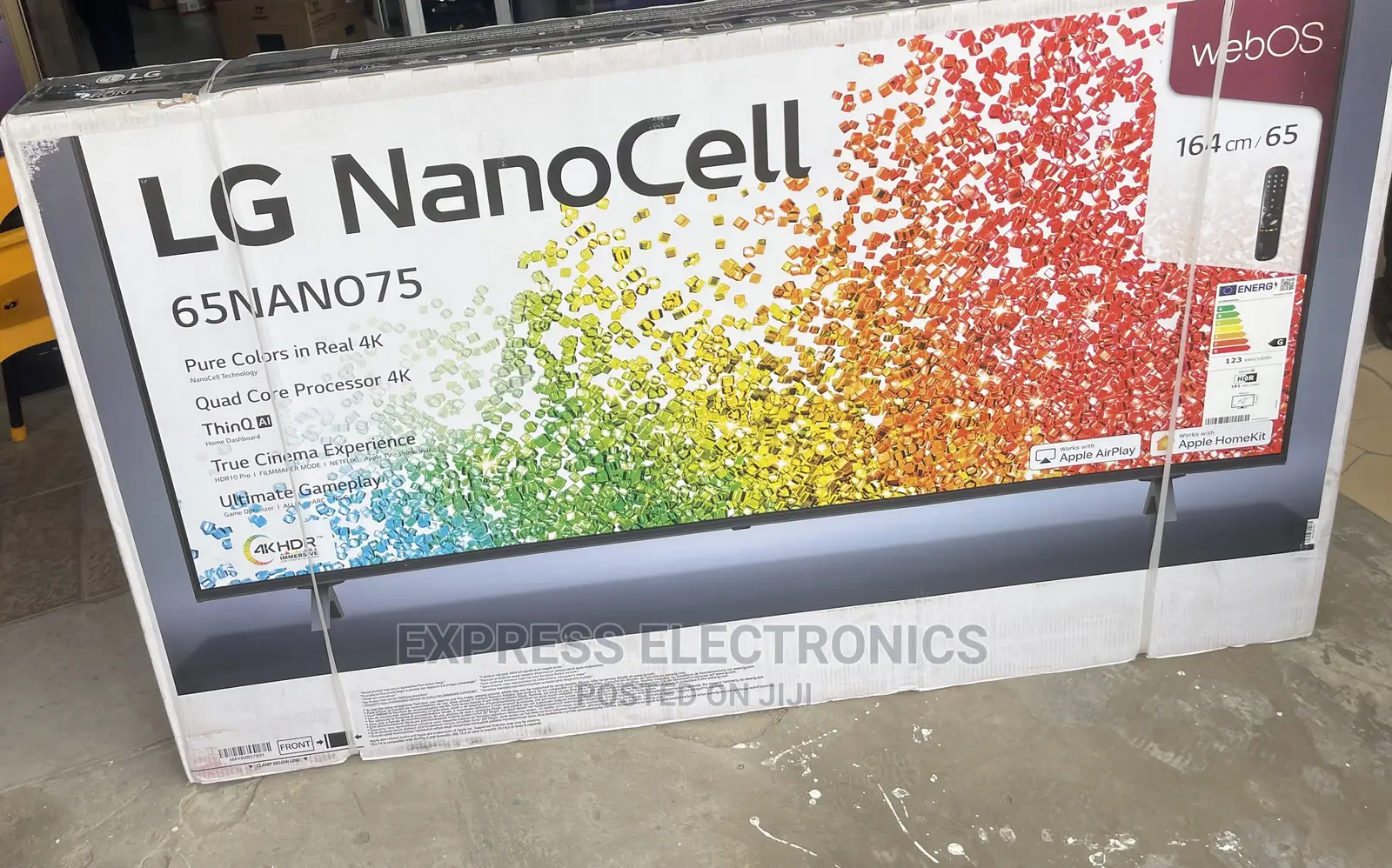 Nanocell Sleek Design LG Quality Display 65” UHD +Dstv