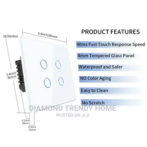 4gang Smart Wifi Switch