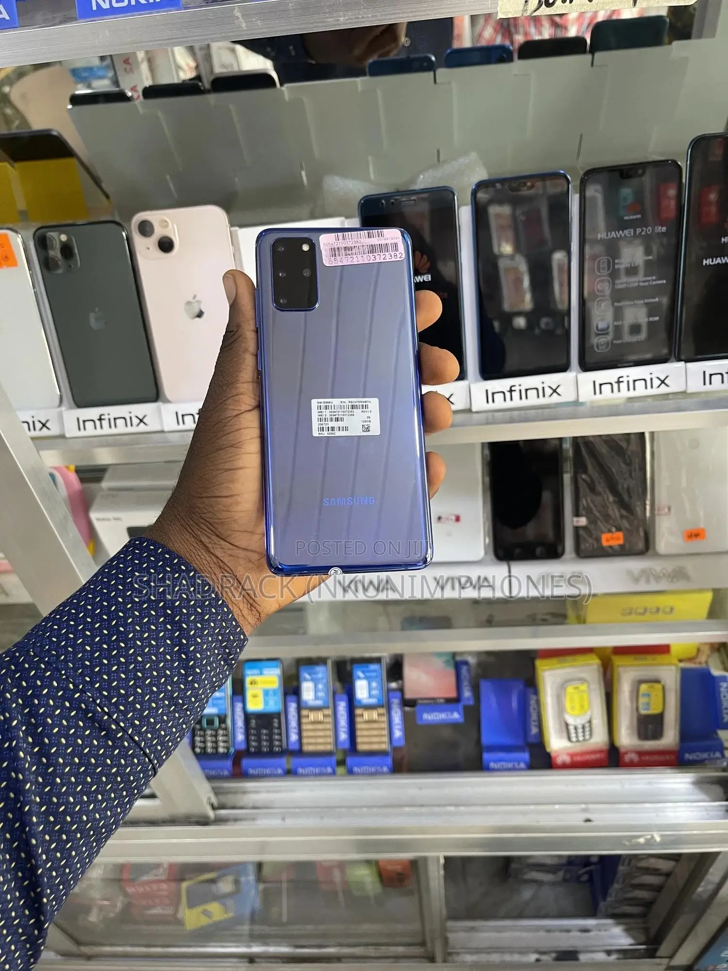Samsung Galaxy S20+ 5G 128 GB Blue