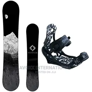 System Mtn Men's Snowboard Package W/System Apx Bindimgs