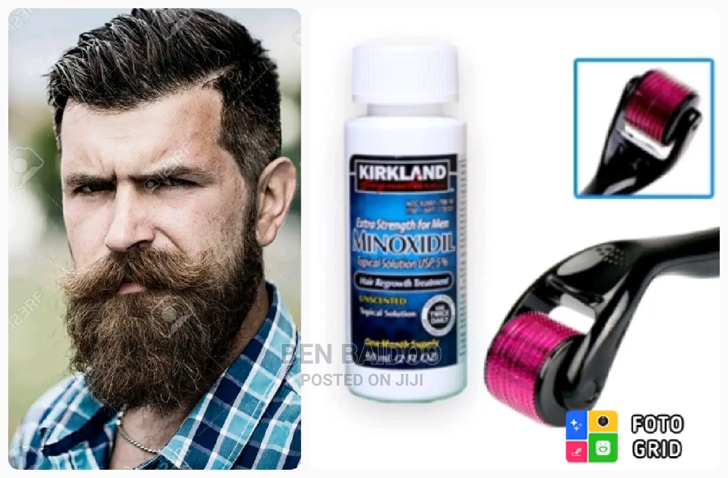 Kirkland Bottle+Derma Roller System