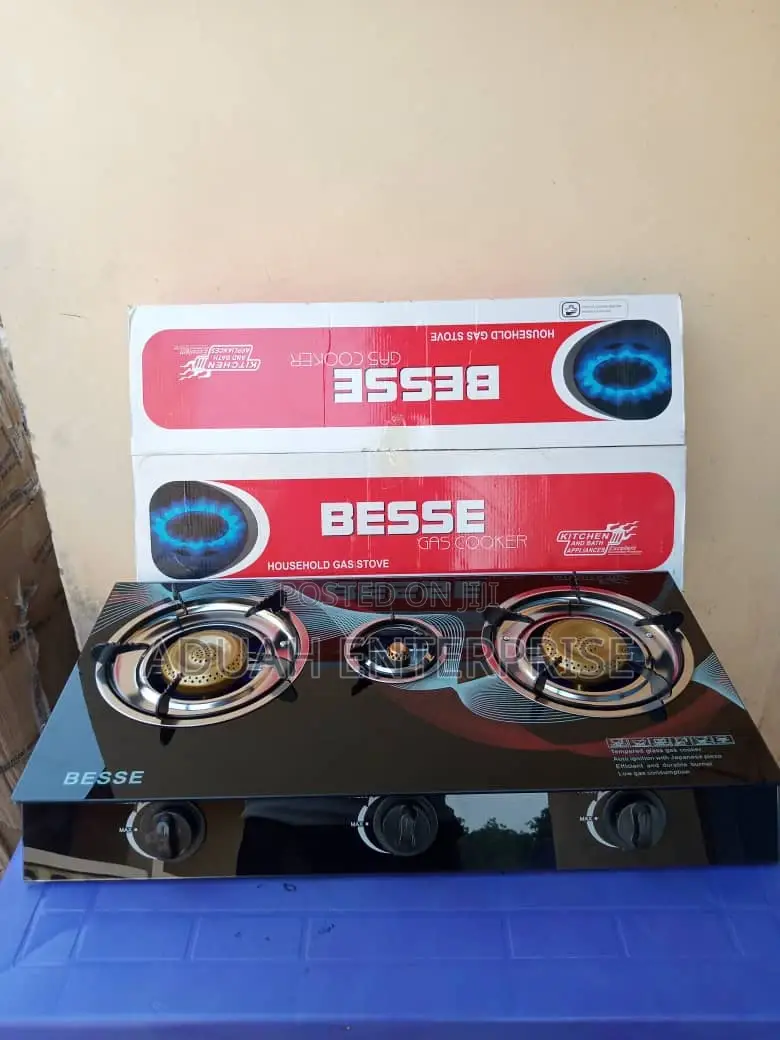 3 in 1 Glass Gas Stove