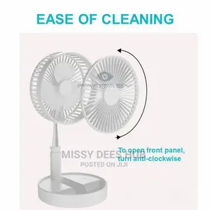 Cordless Rechargeable Foldable Fan