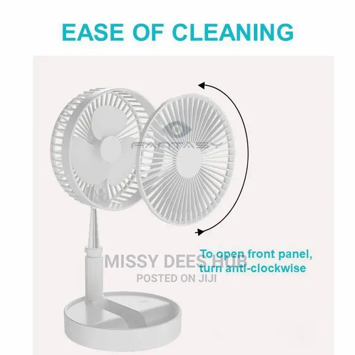 Cordless Rechargeable Foldable Fan