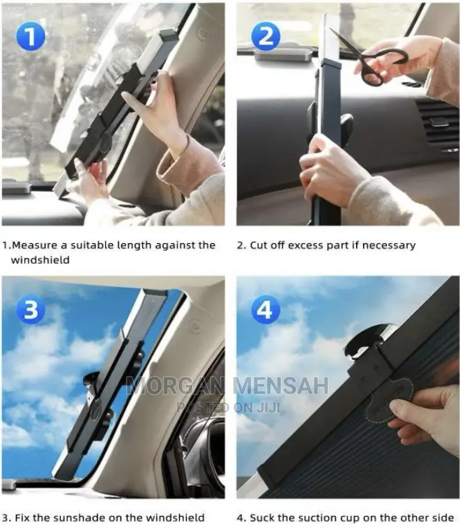 Car Retractable Sun Shade
