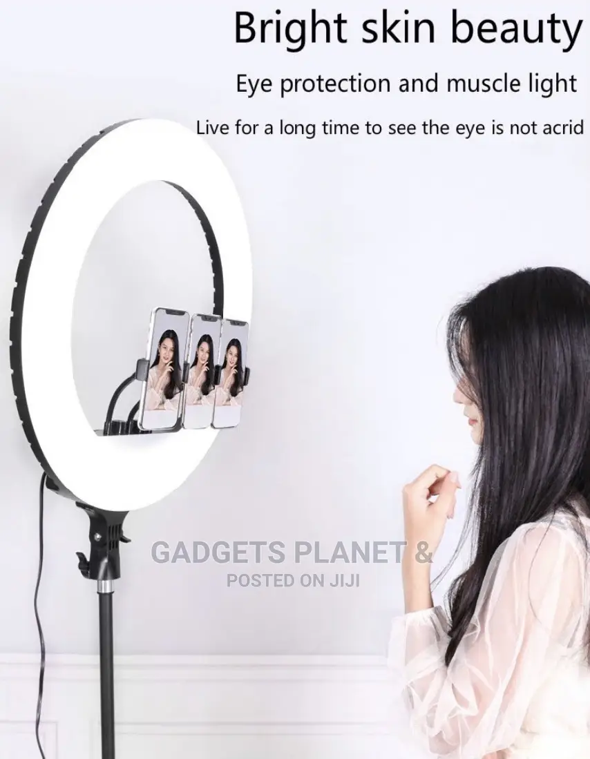 Led Fill Ring Light With Remote Cont. And Tripod Stand - 21”