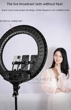 Led Fill Ring Light With Remote Cont. And Tripod Stand - 21”