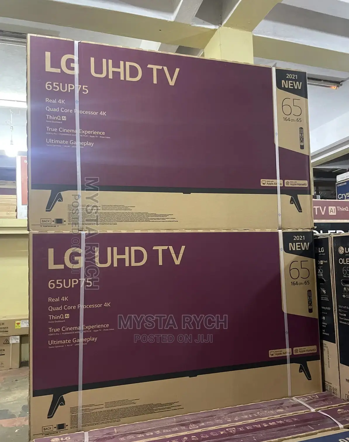 2021 LG 65” UHD 4K Smart Satellite Webos Tv