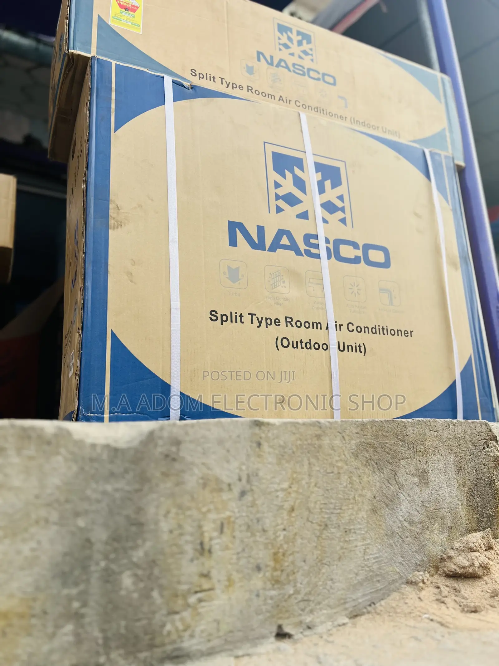 Plus Free Installation NASCO 2.5 R22 Hp Split Mirror AC