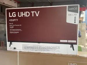 Foreign Standard LG UHD Smart 43”UP77003 Tv +Dstv