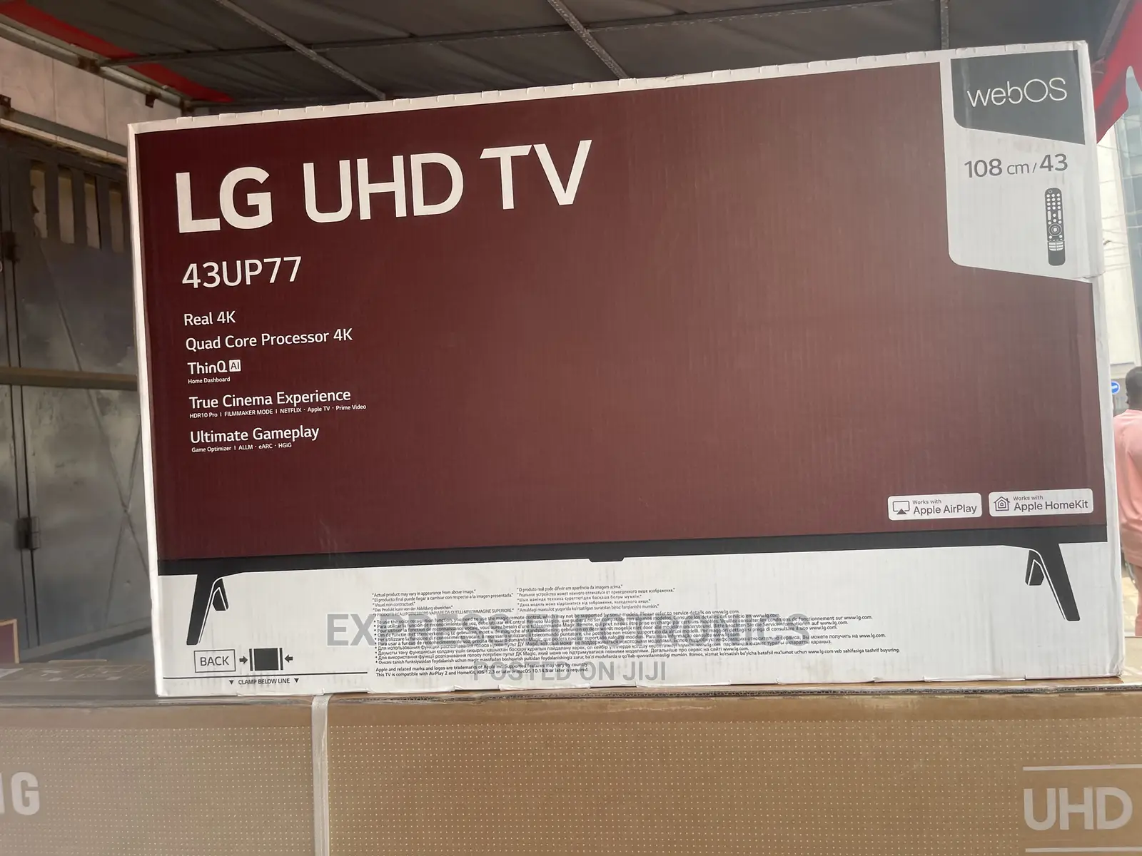 Foreign Standard LG UHD Smart 43”UP77003 Tv +Dstv