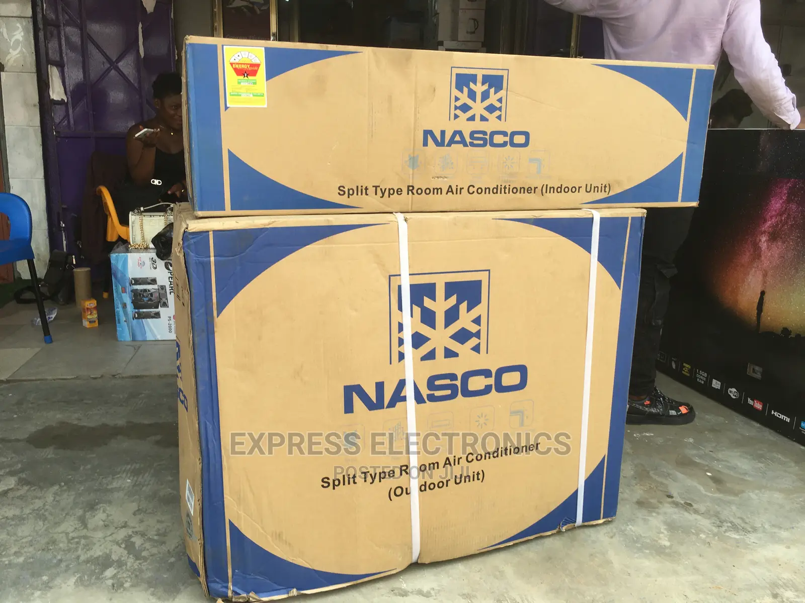 1.5hp Eco Friendly MIRROR Nasco AC NAS-M12N1