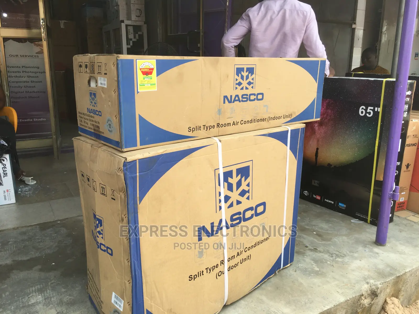 Eco Friendly Nasco 2.5hp Mirror Finish AC Foreign Standard