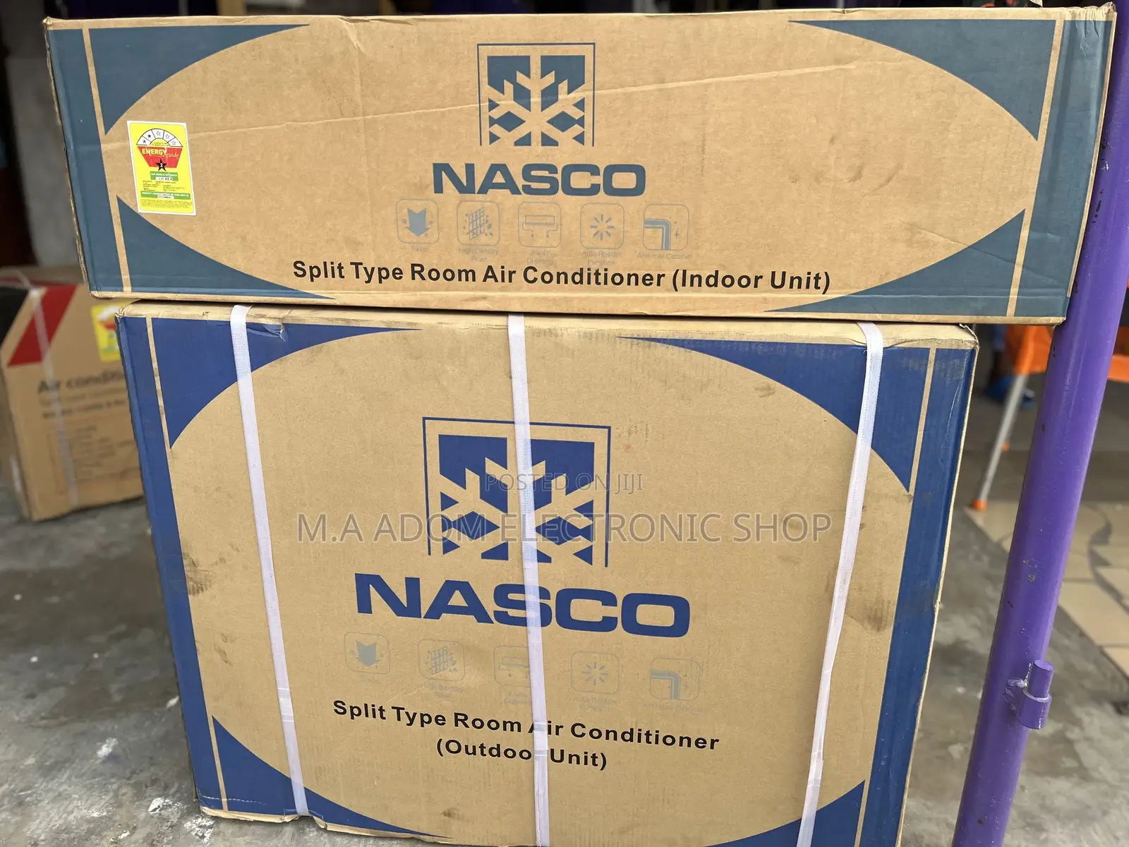 Xtra Low Noise NASCO 2.5 Hp Split AC Mirror