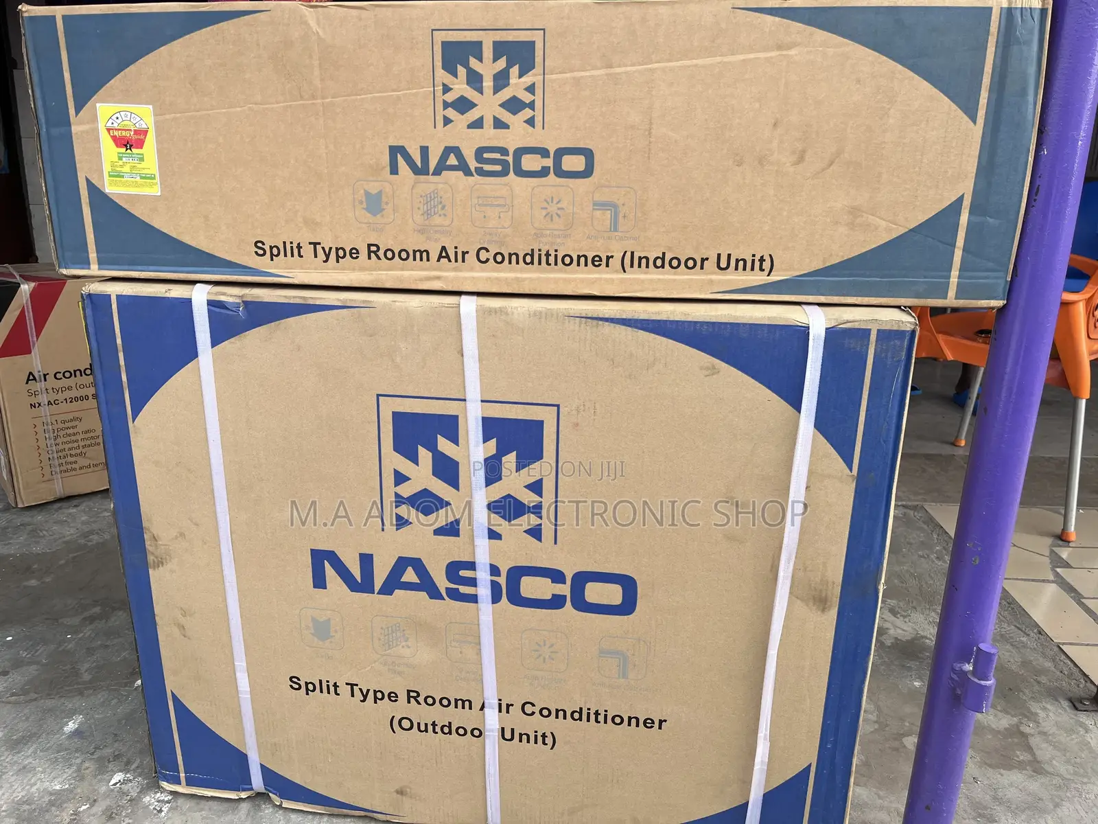 Anti Rust New Mirror Finishing NASCO 2.5 Hp Split AC
