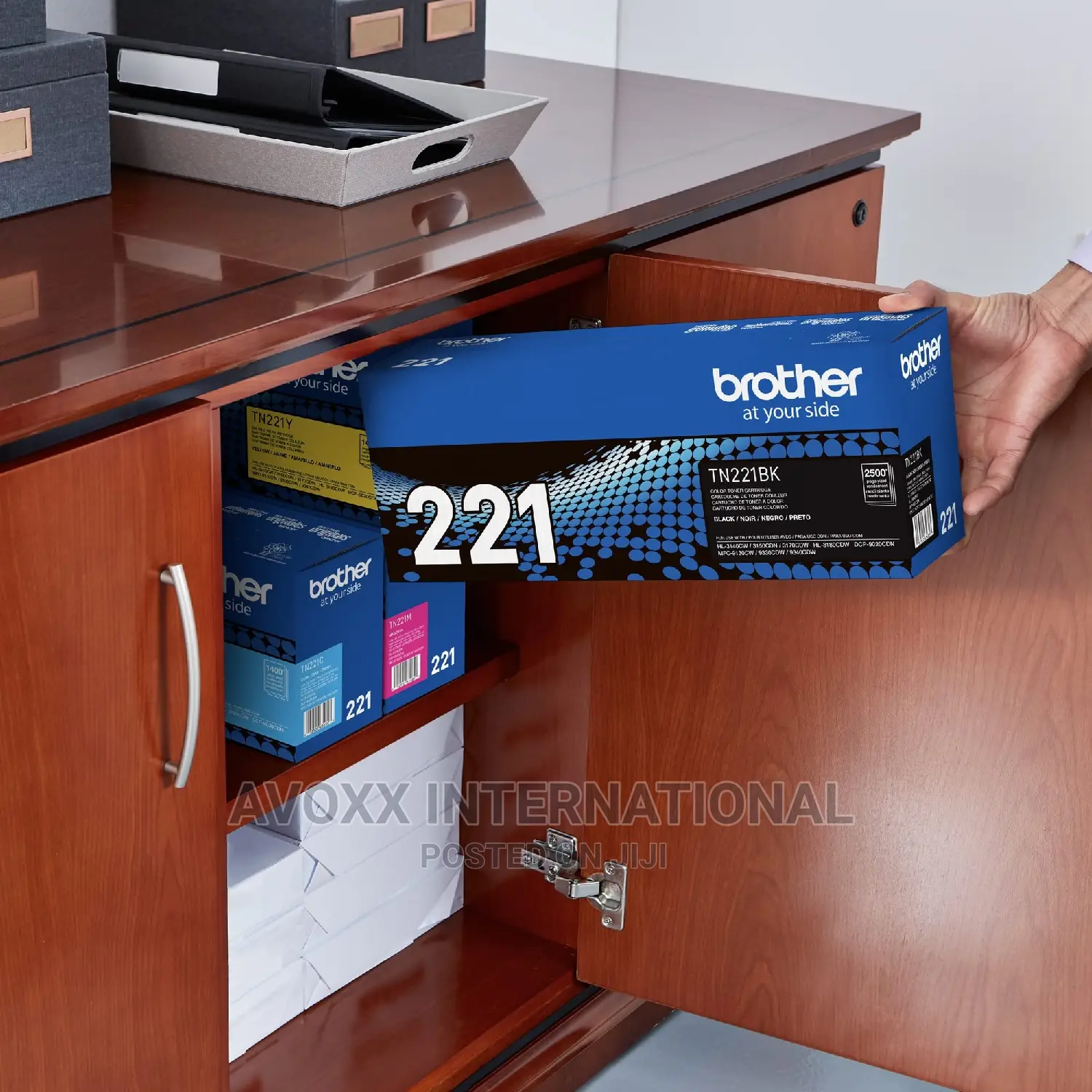 Brother Genuine Standard Yield Toner Cartridge, TN221BK