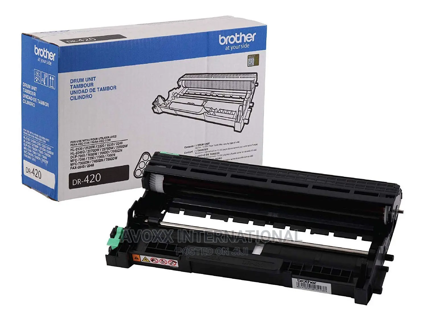 Brother Genuine-Drum Unit, DR420, Seamless Integration,