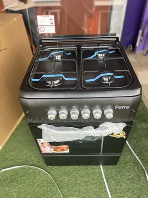 With Oven Lamp Ferre 4 Burner 60x60 Oven Grill Cooker