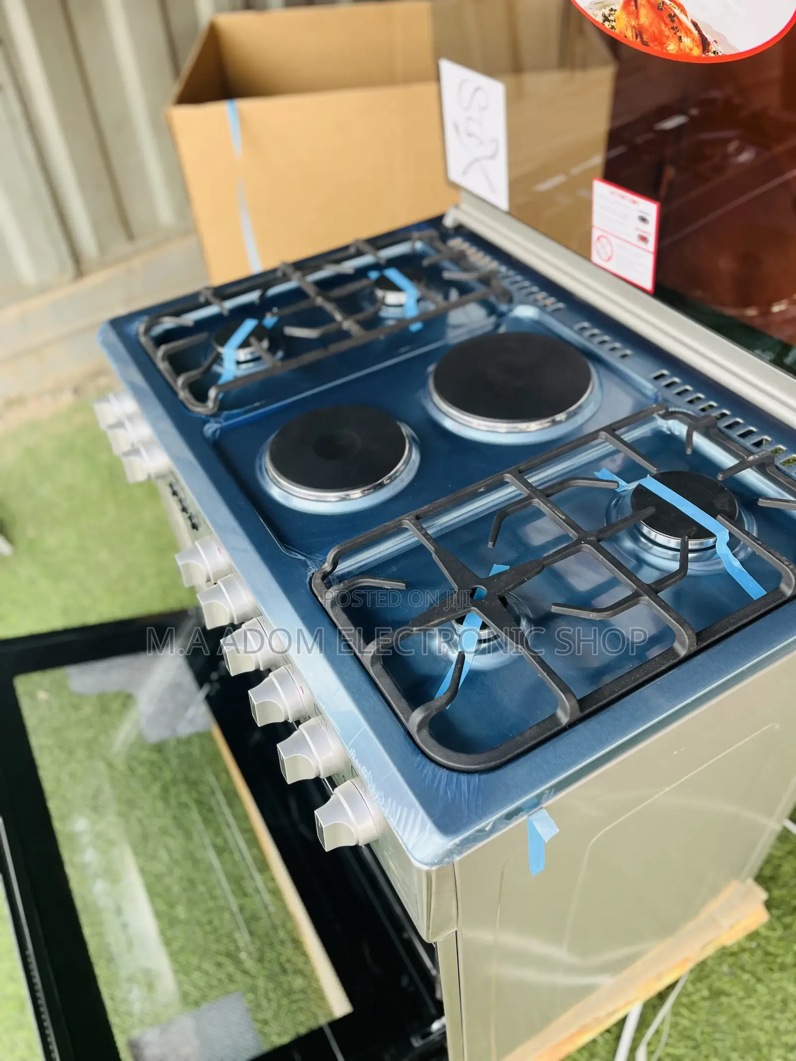 Ferre 6 Burner Multiple Purpose Cooker 2 Electric 4 Gas