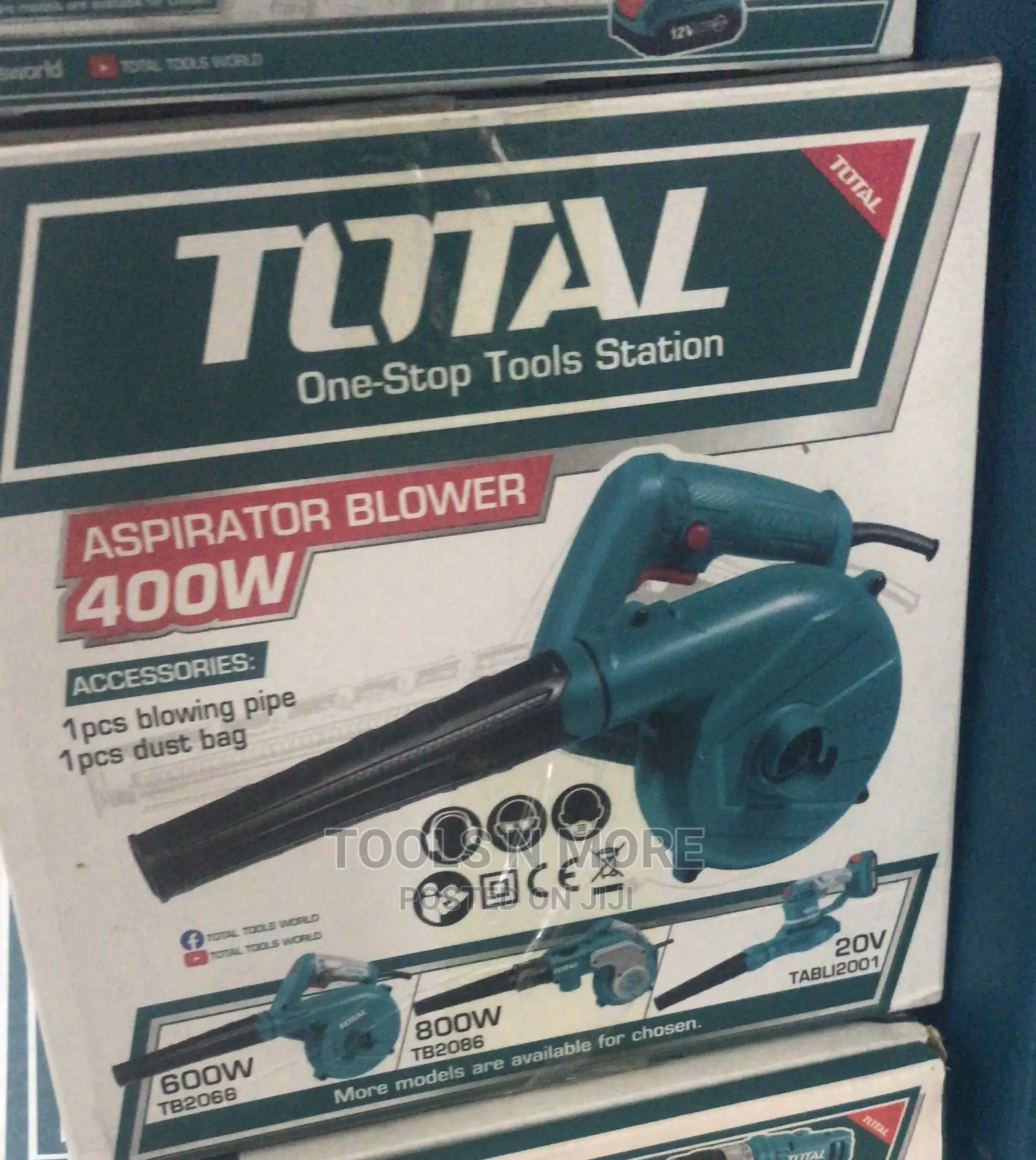 TOTAL Aspirator Blower (400W)