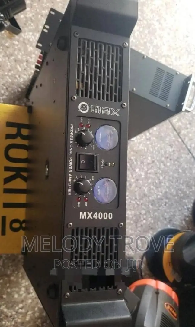 Max Mx4000power Amplifier