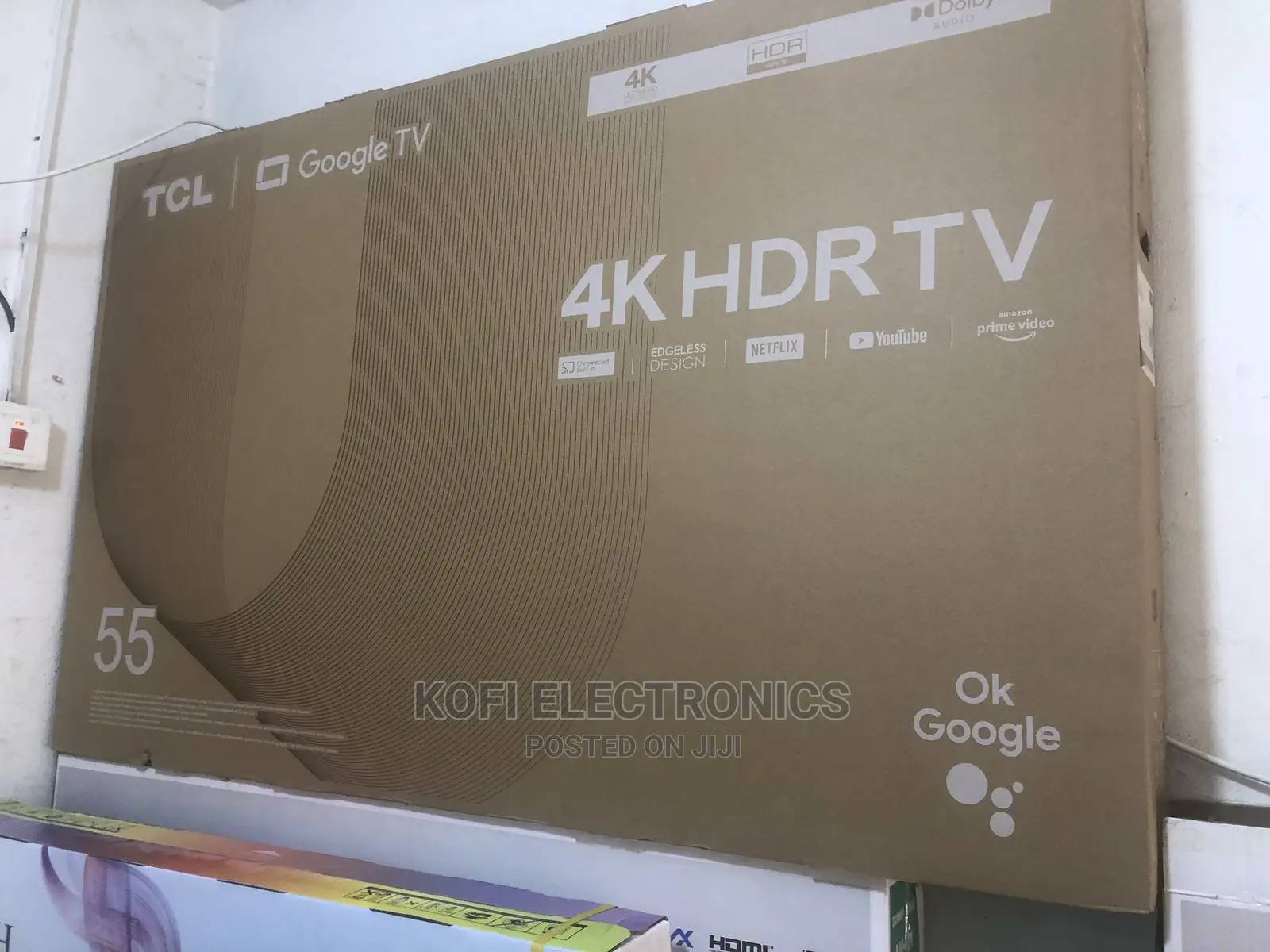 55inches TCL Hdr Tv​ With Google TV