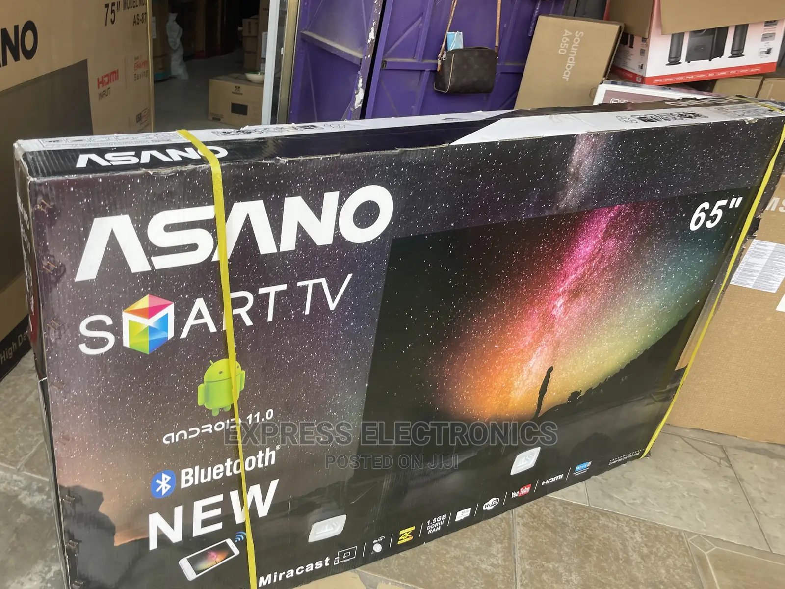 DF3 Asano Wide Color Enhancer 65”UHD Android (Dstv) Tv