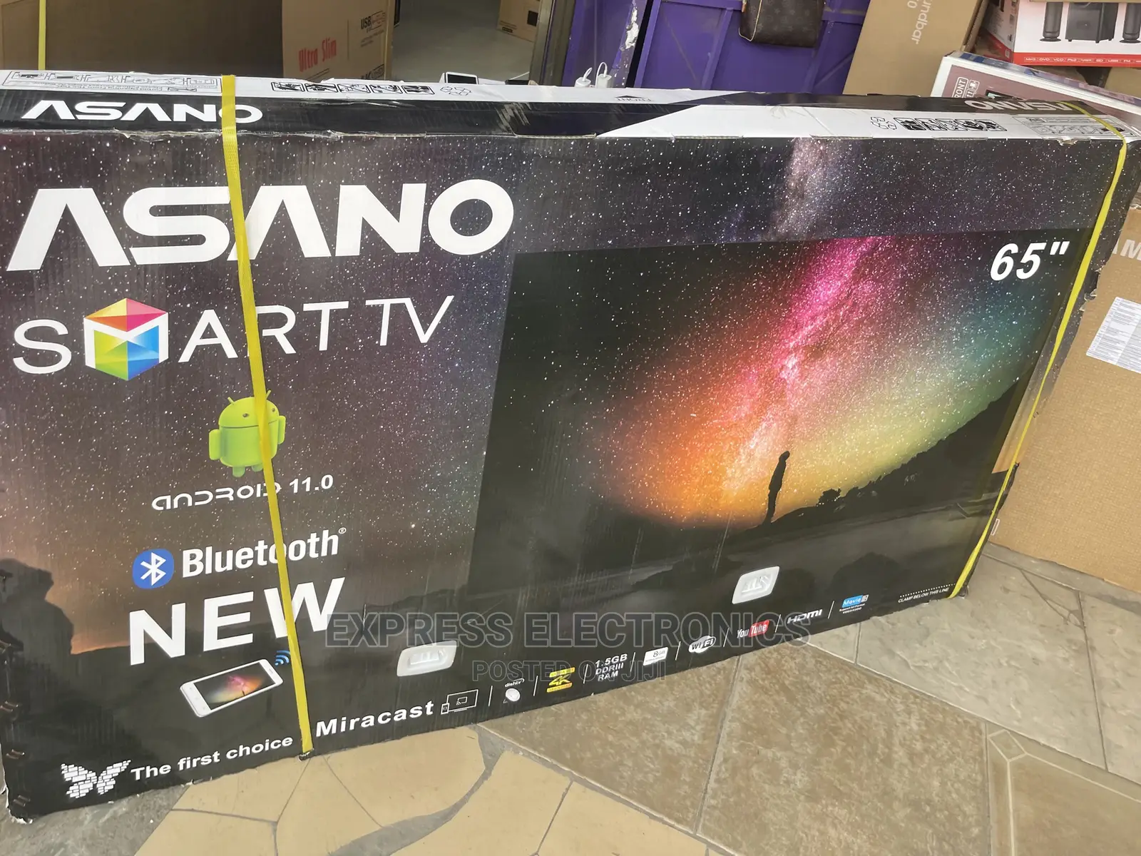 DF3 Asano Wide Color Enhancer 65”UHD Android (Dstv) Tv
