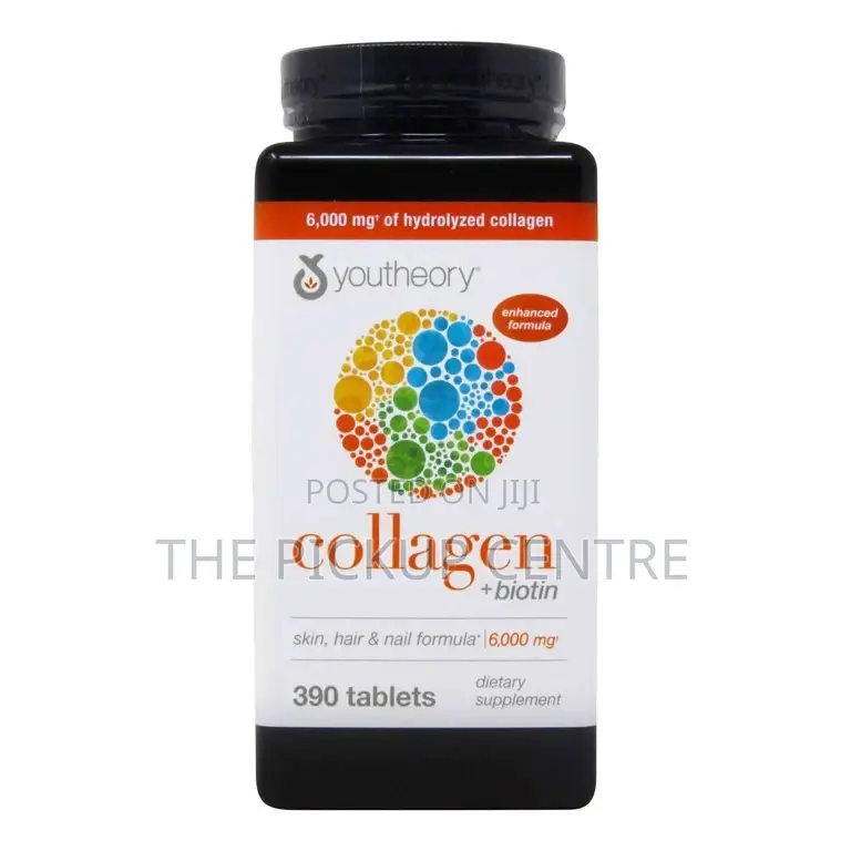 Youtheory Collagen Plus Biotin 6,000mg – 390 Tablets