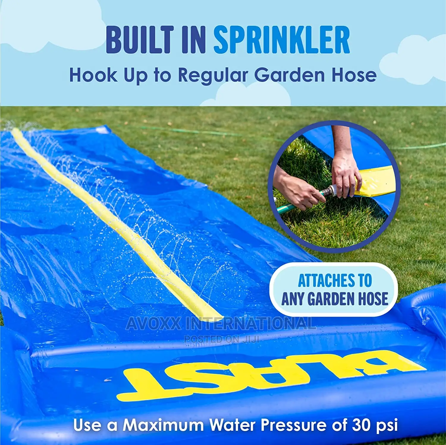 BACKYARD BLAST - 30' Waterslide With Splash Zone Sq-148